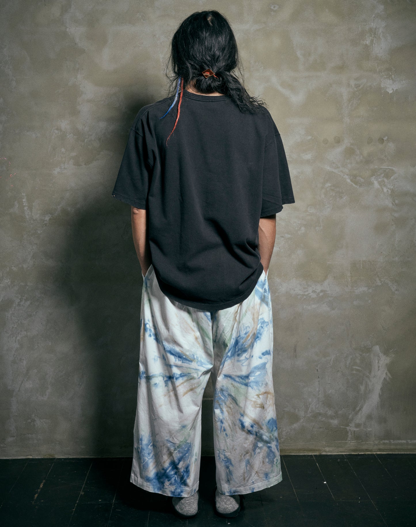 OTT24-10a TAIDYE WIDE PANTS